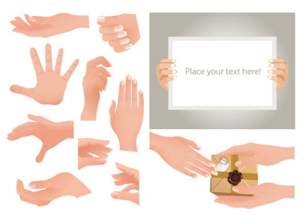 Gestures Vector eps