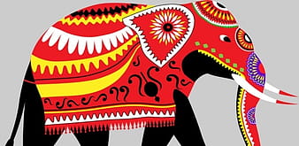 Sri lankan temple elephant eps vector