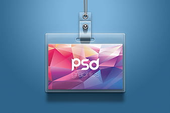 ID Card Mockup PSD psd vector