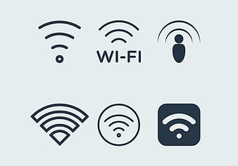 Iconos de wifi ai