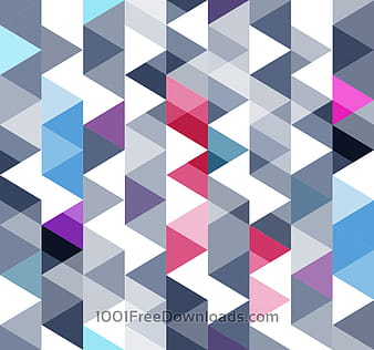 Triangles Pattern ai vector