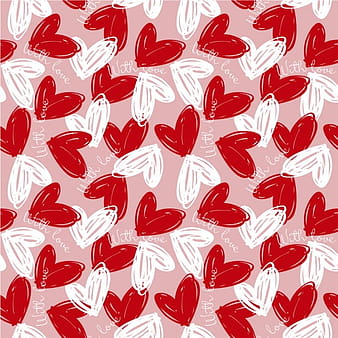 Pattern with love eps vector