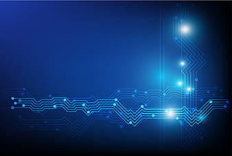 Circuit board abstraction background vector eps