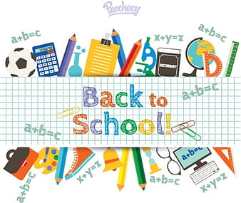 Back to school supplies ai vector