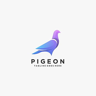 Pigeon logos vector eps
