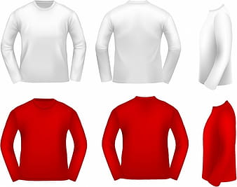 Long sleeve shirt eps ai vector