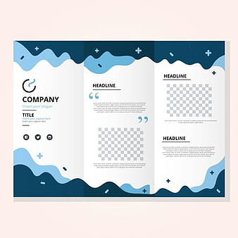 Modern Tri-Fold Brochure Template svg ai vector