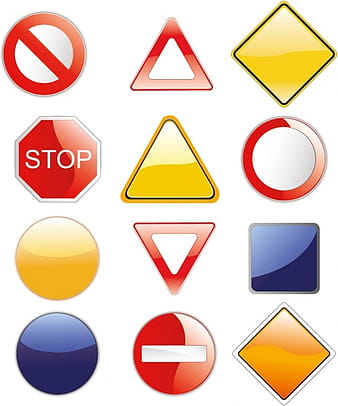 Some simple road sign eps ai vector