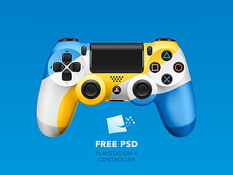 PlayStation 4 Controller Mockup psd vector