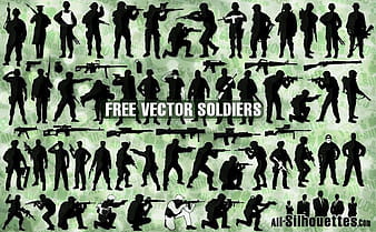 52 tentara vektor eps csh svg ai