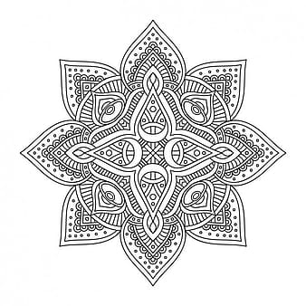 Boho style ornament design eps vector