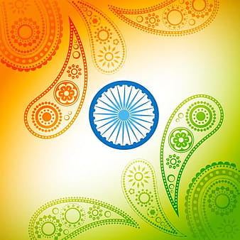 beautiful indian flag design eps vector