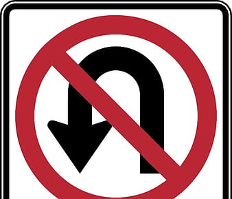 no u-turn vector sign eps