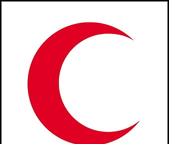 red crescent vector flag eps
