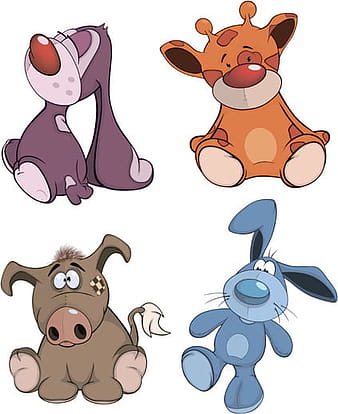 Lovely animal cartoon style vector eps