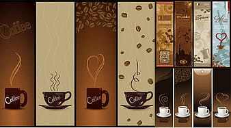 Coffee banner eps vector