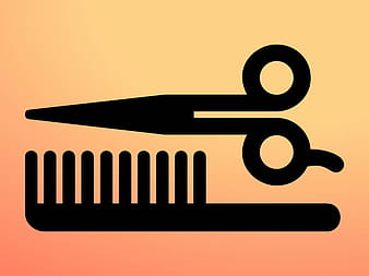 Scissors And Comb ai vector