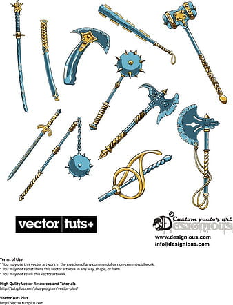 Fine Game Weapon Set eps ai vector
