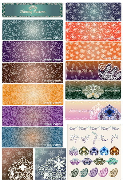 Vector background patterns-25 ai