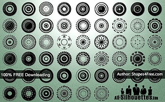 52 50+ Vector Circles eps ai csh svg