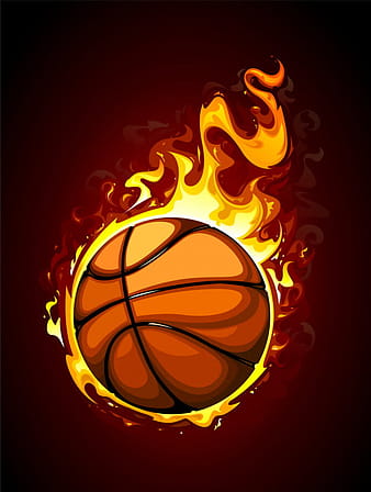 Hand drawn basketball background eps vector