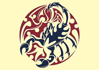 Tatuaje de escorpión eps svg