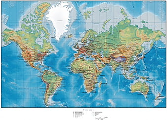 Hilly terrain map of the world vector ai