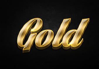 45 3d shiny gold text effects preview psd vector