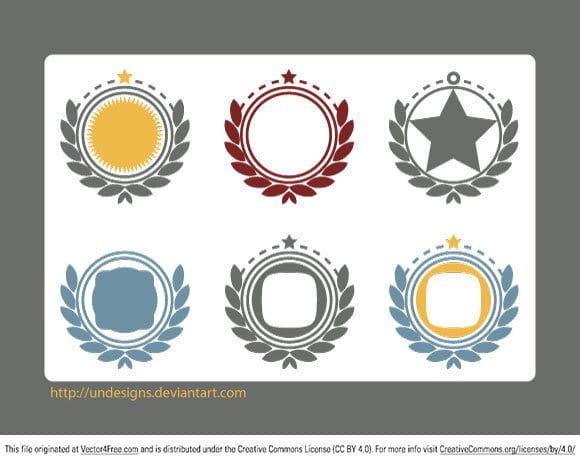 Vector Ornaments Frames eps