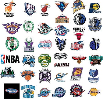 Nba Basketball Team Vector Logos eps