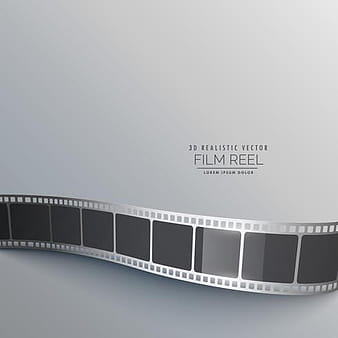 gray background with film strip eps vector