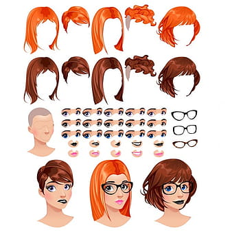 Edit cartoon characters eps vector