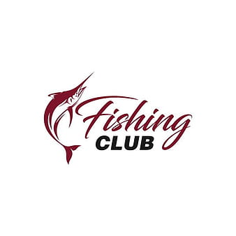 Fishing club logo design vector material  eps