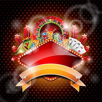 Casino background design eps vector