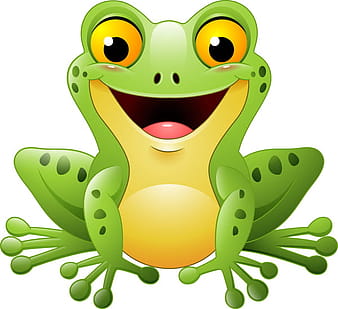 Cute frog cartoon vector  eps