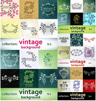 elegant patterns vector graphics eps