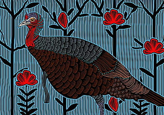 Wild Turkey Female svg eps vector