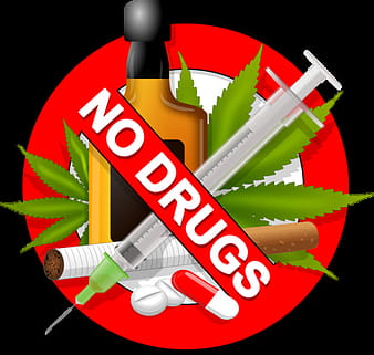 No Drugs svg vector