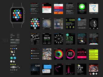 Apple Watch UI Kit sketch file sketch vector