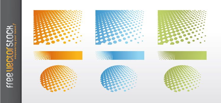 Dotted Background Vector Pattern eps