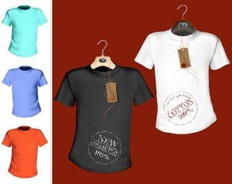 stock vector t-shirt template cdr