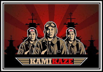 Kamikaze Army Vector Background svg eps