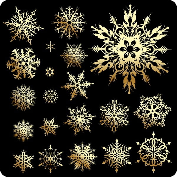 Snowflake pattern pattern vector eps
