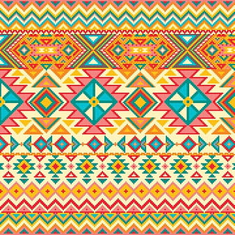 Fabric texture with geometric pattern eps vector
