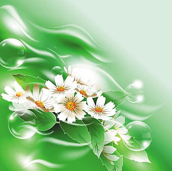 Beautiful flowers  eps vector