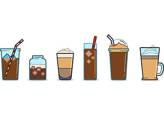 Free Iced Coffee Cup Vectors ai