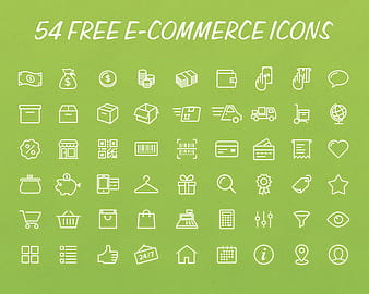 PSD e-commerce Icons Pack psd vector
