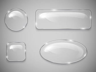 Vector glass frame design vector  eps