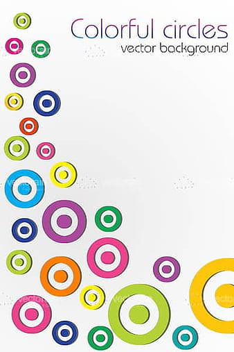 Vector background with circular patterns eps