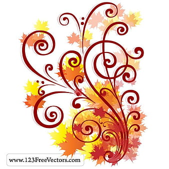 Remolino de otoño gratis eps